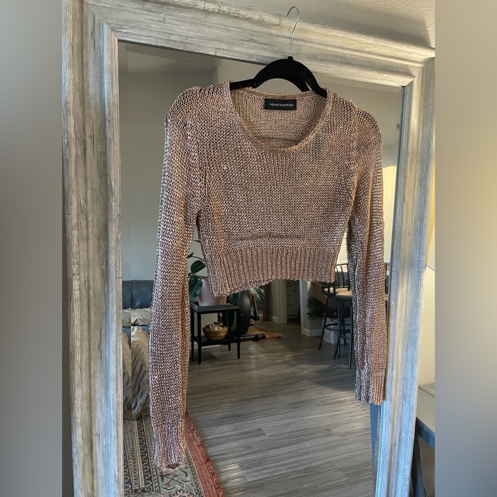 Naked Wardrobe Crop Sweater